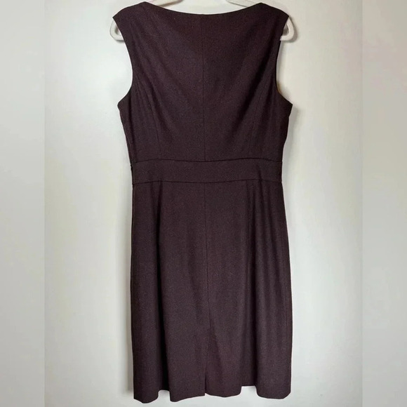 Classiques Entier Wool Silk Blend Sleeveless Cowl Neck Dress Women’s Size 10 - Picture 5 of 12